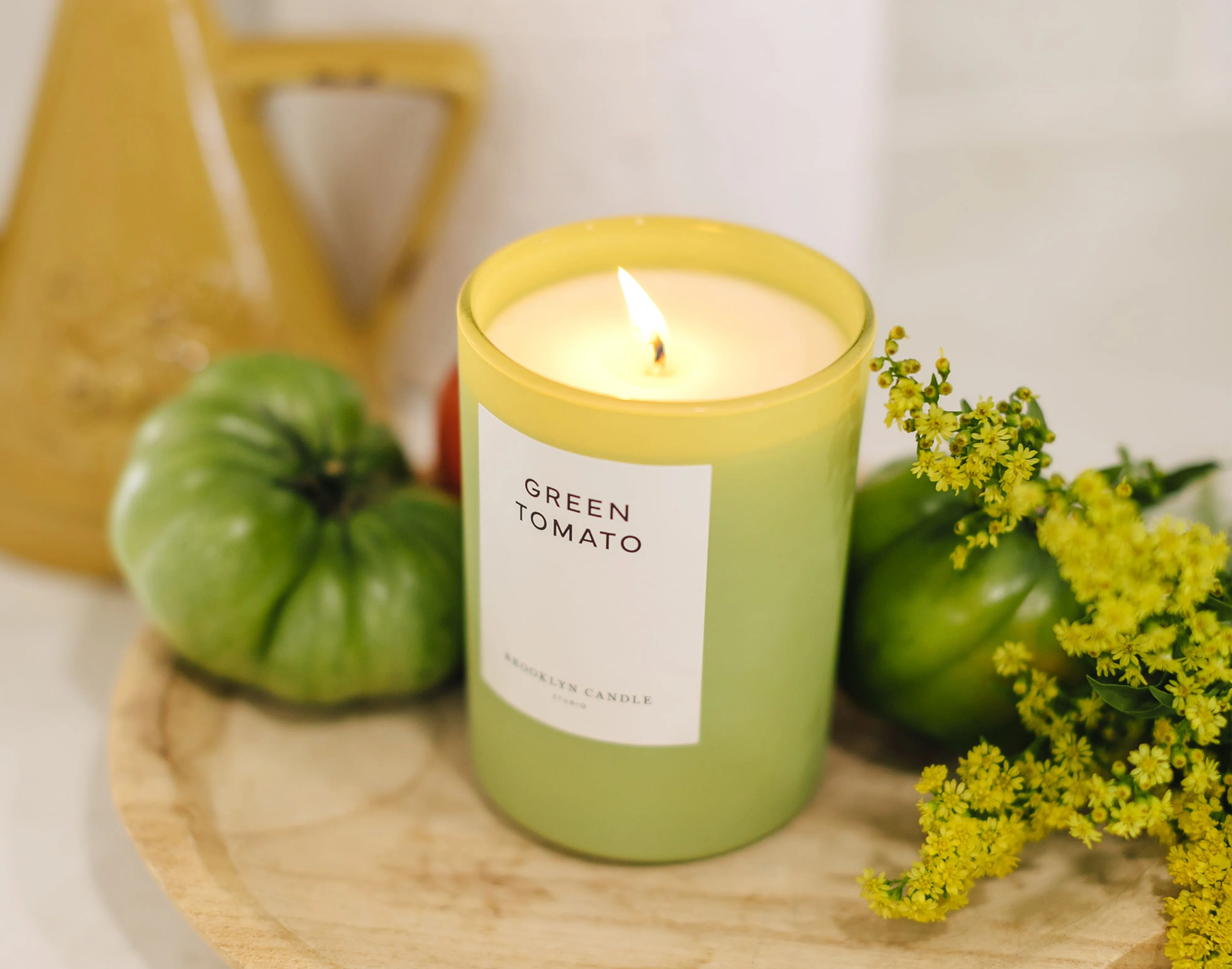 Brooklyn Candle Studio Green Tomato Candle - Image 2