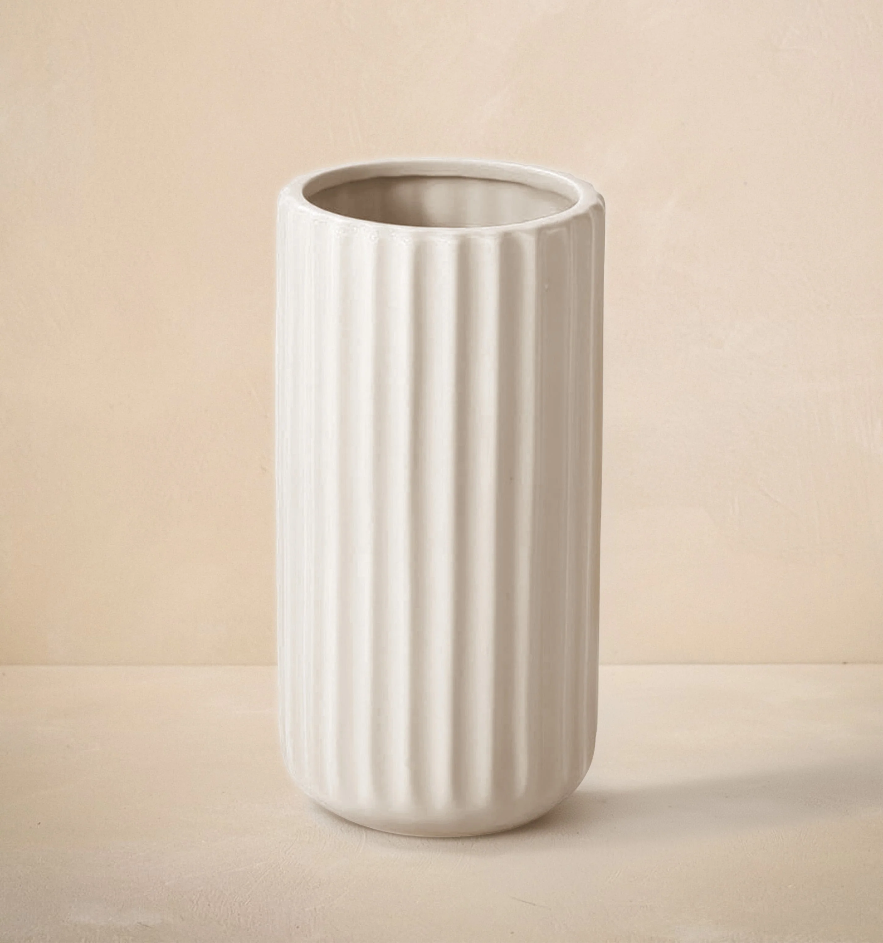 Off-White Beam Vase
